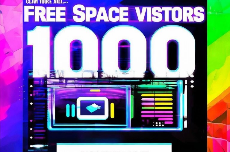 免费空间访客1000，轻松领取网址，提升网站人气。